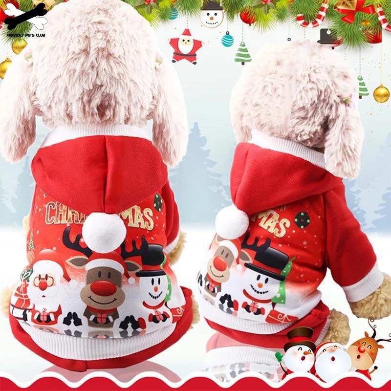 Pet in Christmas Hoodie
