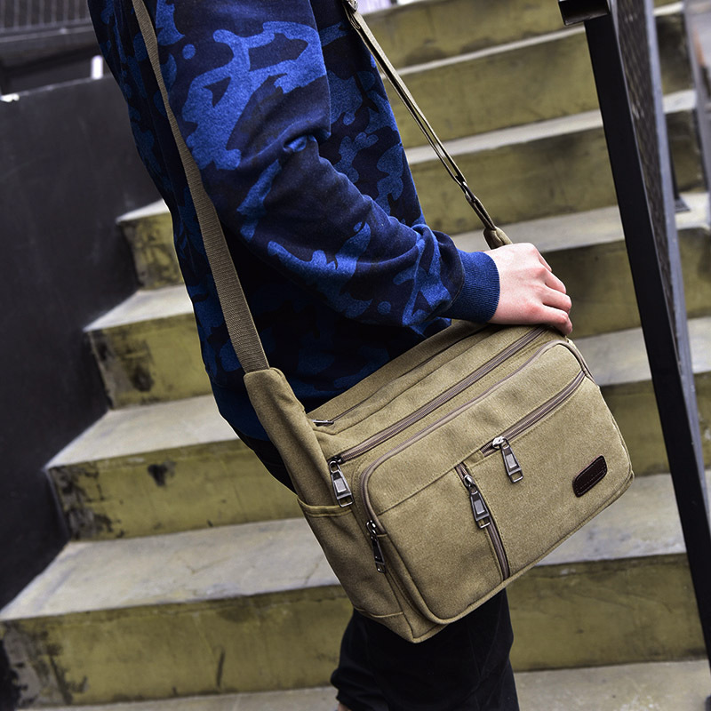 Canvas Shoulder Bag Image 2