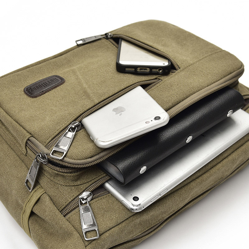 Canvas Shoulder Bag Image 3