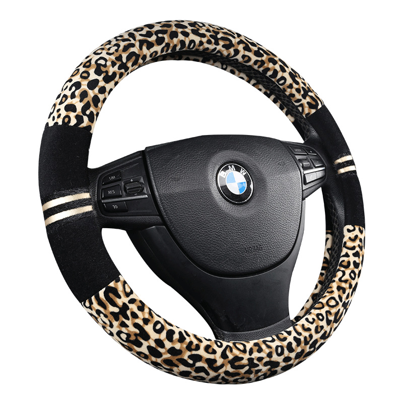 Steering Wheel Cover in Beige