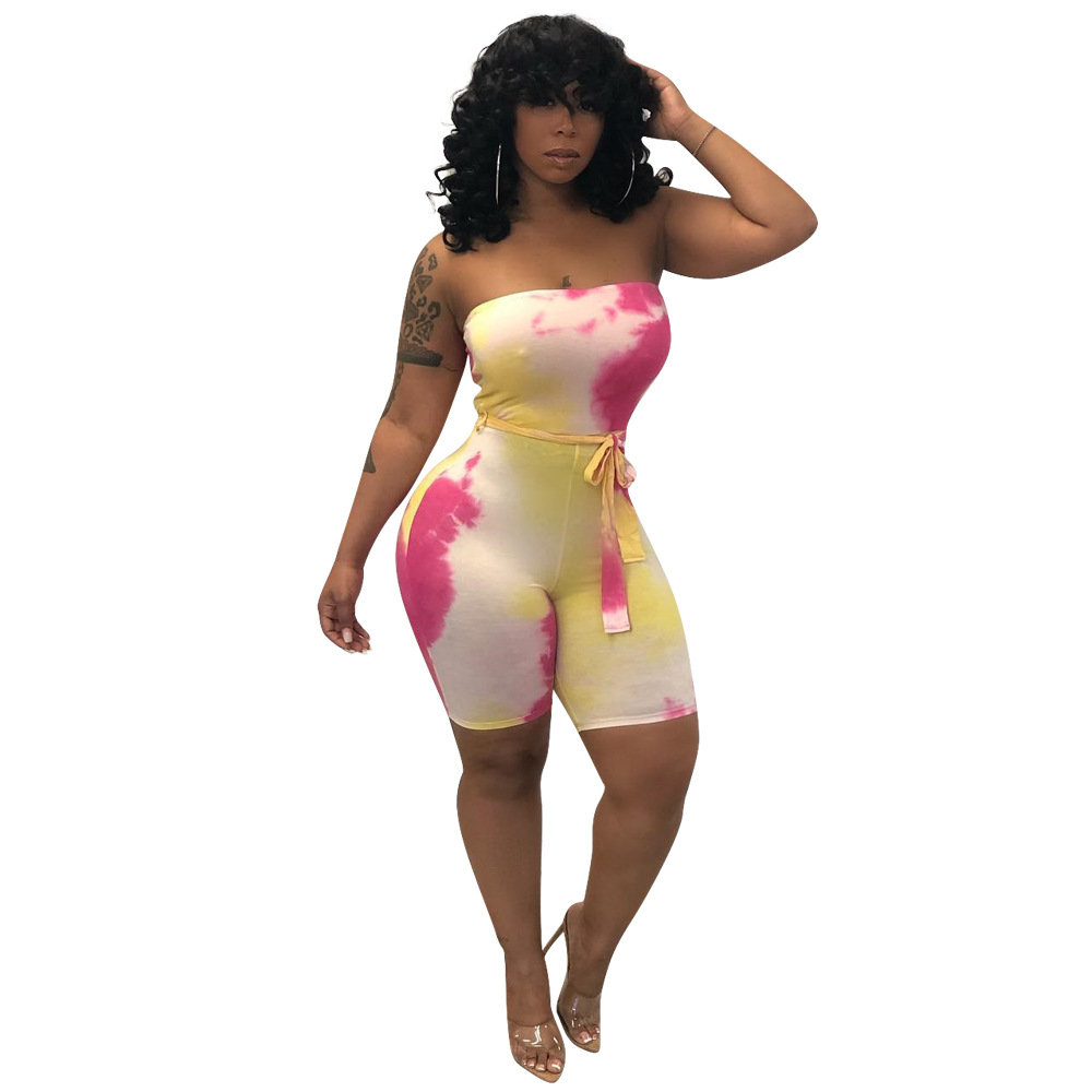 Pink Bodysuit on a model