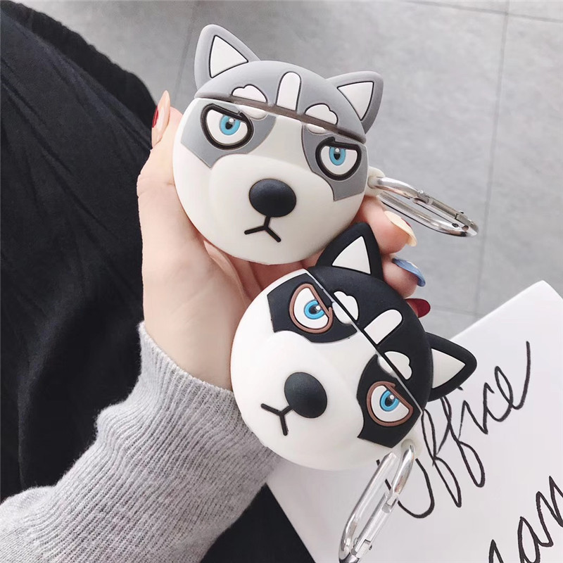 Husky AirPods Case Black