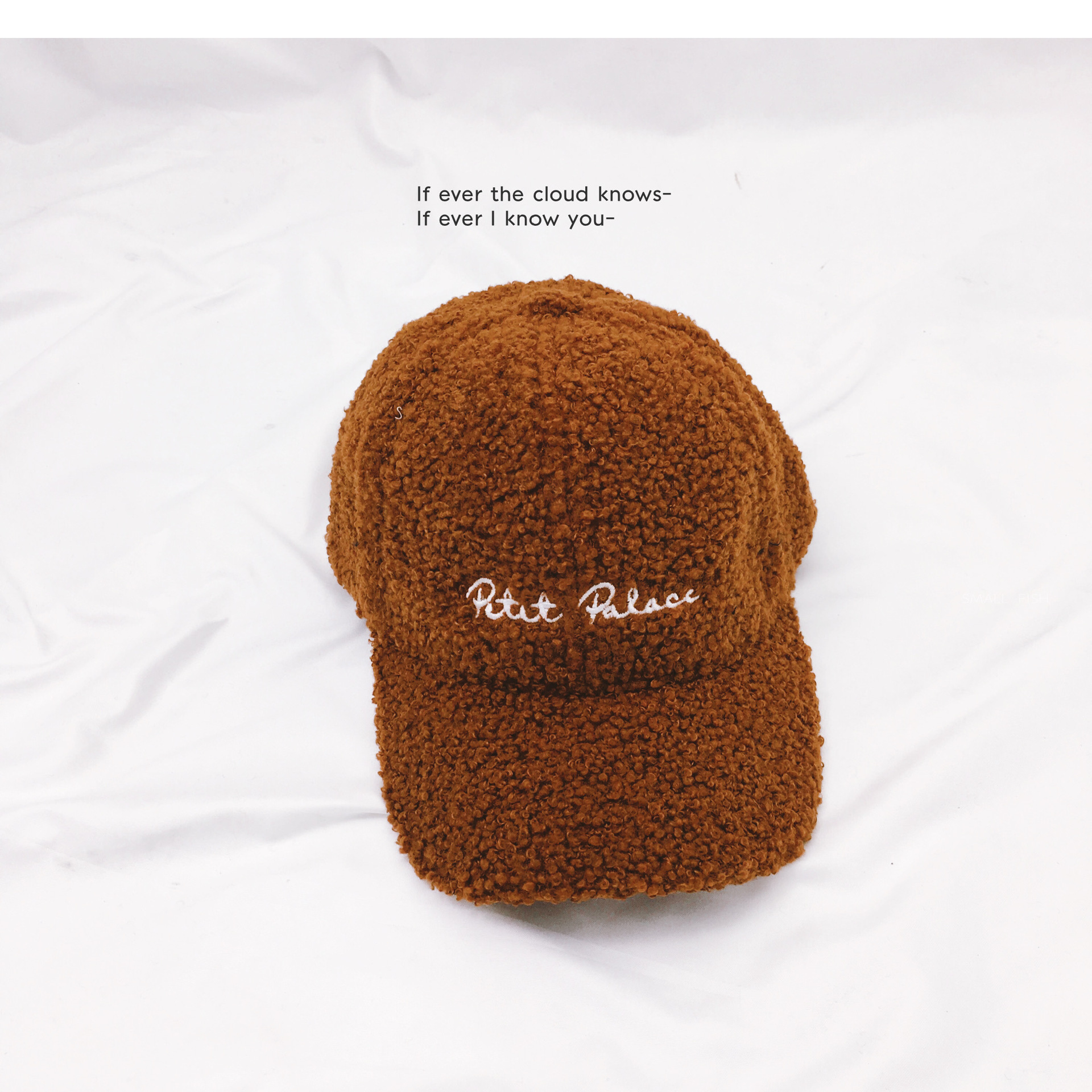 Teddy Fleece Baseball Cap Image 2