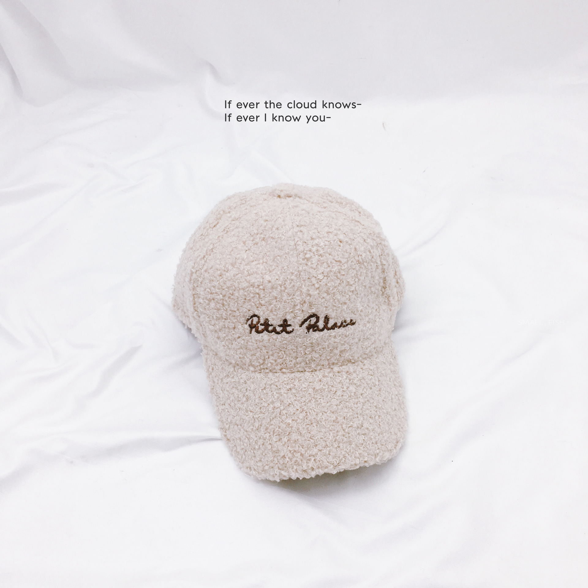 Teddy Fleece Baseball Cap Image 3