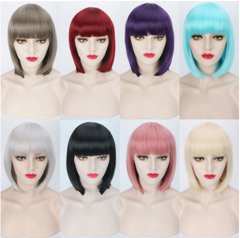 Colorful Korean Short Hair Wig