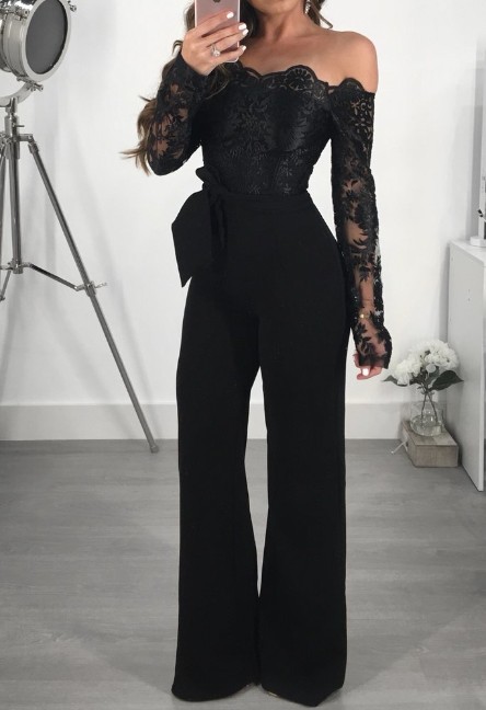 Lace Slim Jumpsuit Image 2