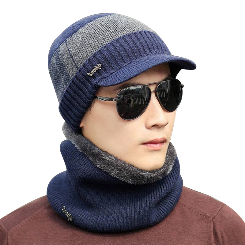 Wool Knit Cap - Grey