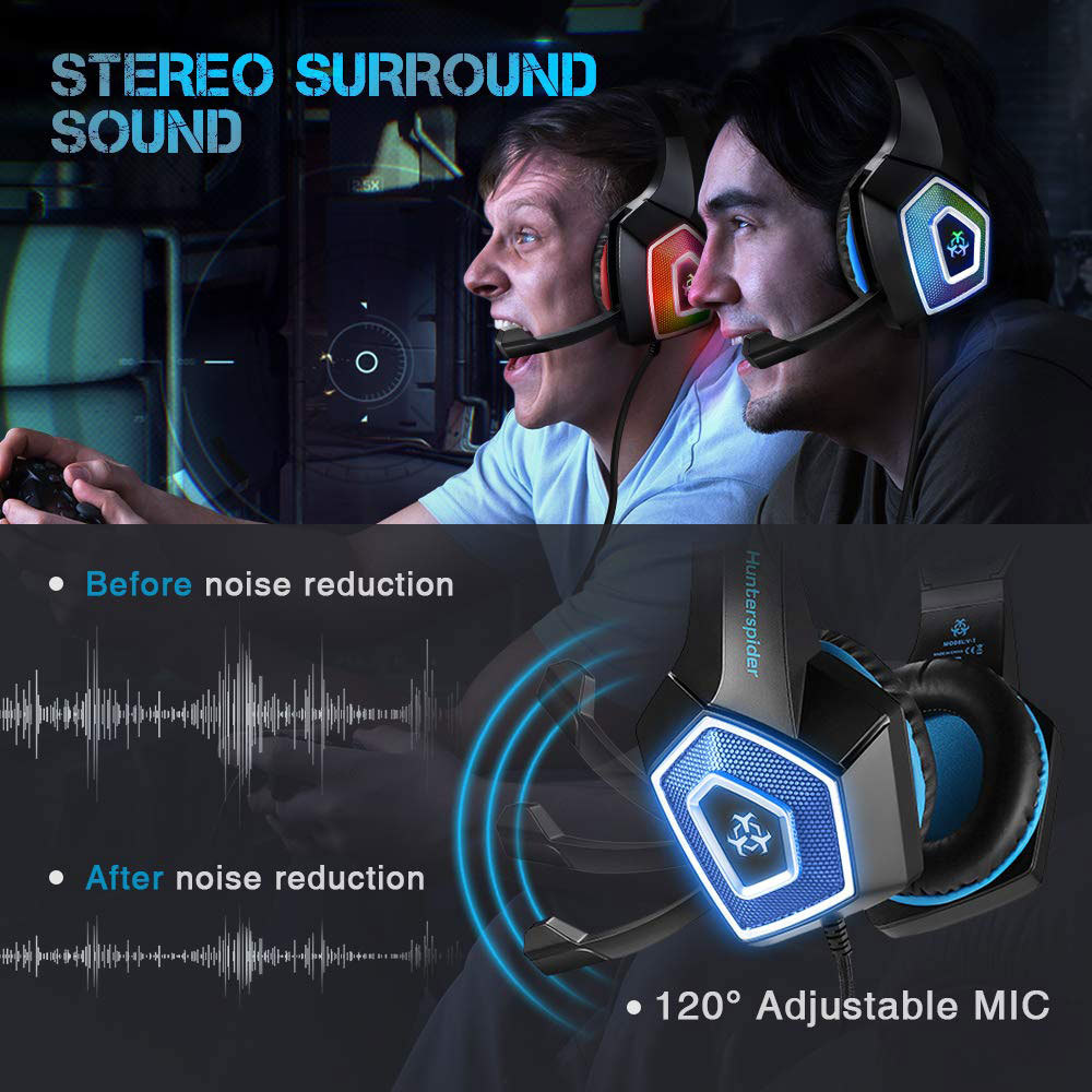 RGB Wired Gaming Headset Image 2