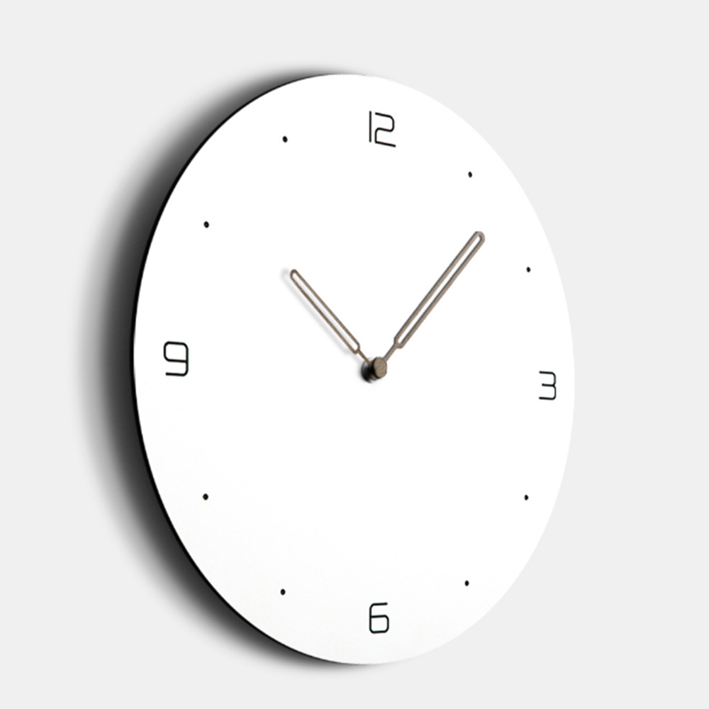 Nordic Wooden Wall Clock Image 4