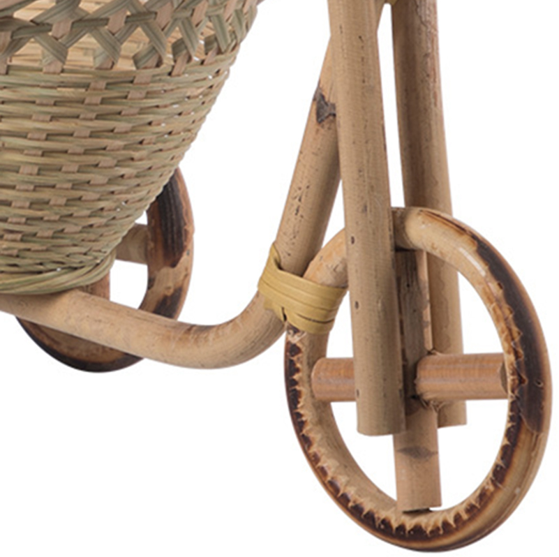 Bamboo Basket with Fruits