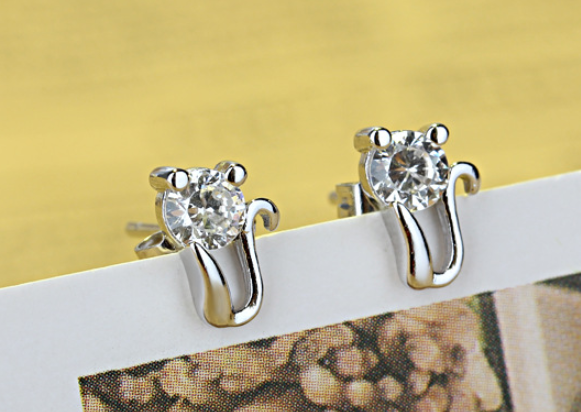 Stylish Cat Ear Studs