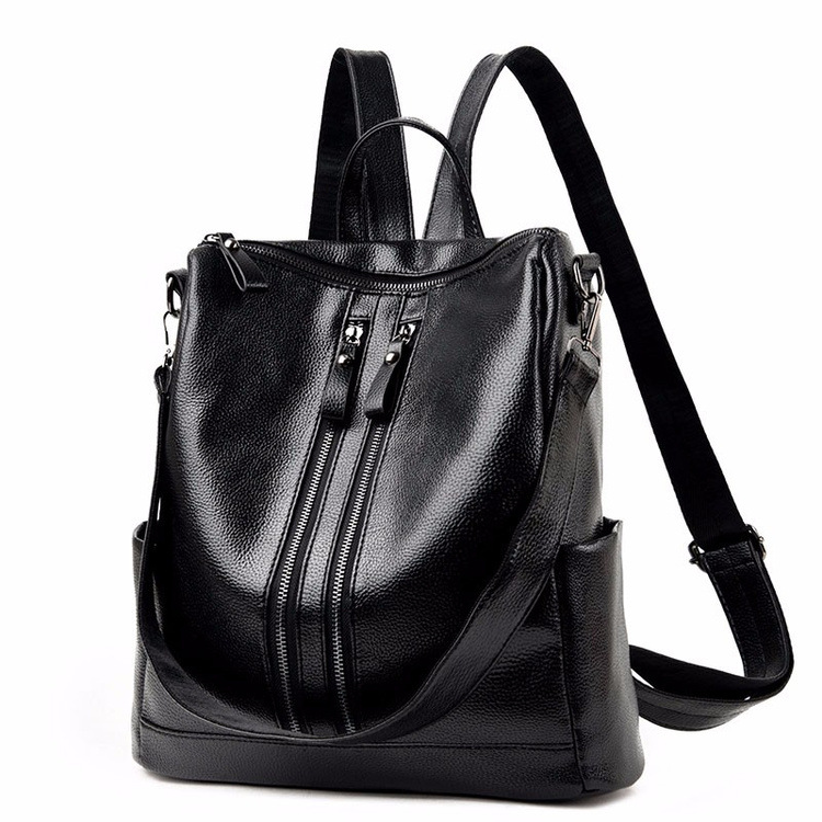 Soft Leather Dual-Use Backpack - Image 4
