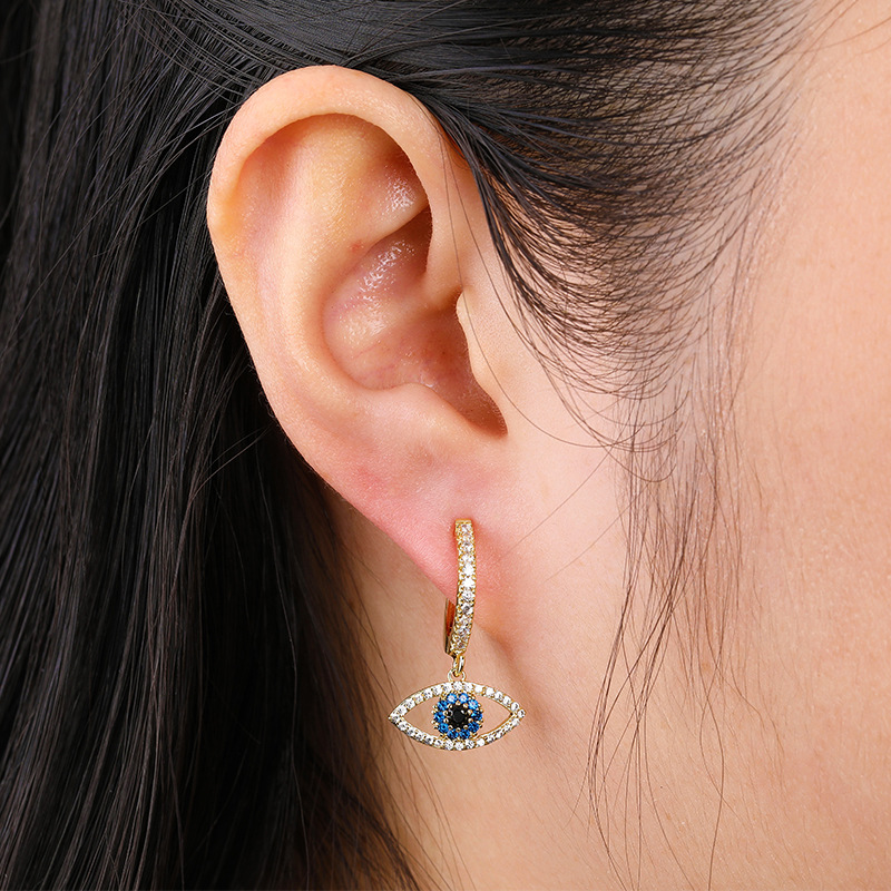 Earrings on Model