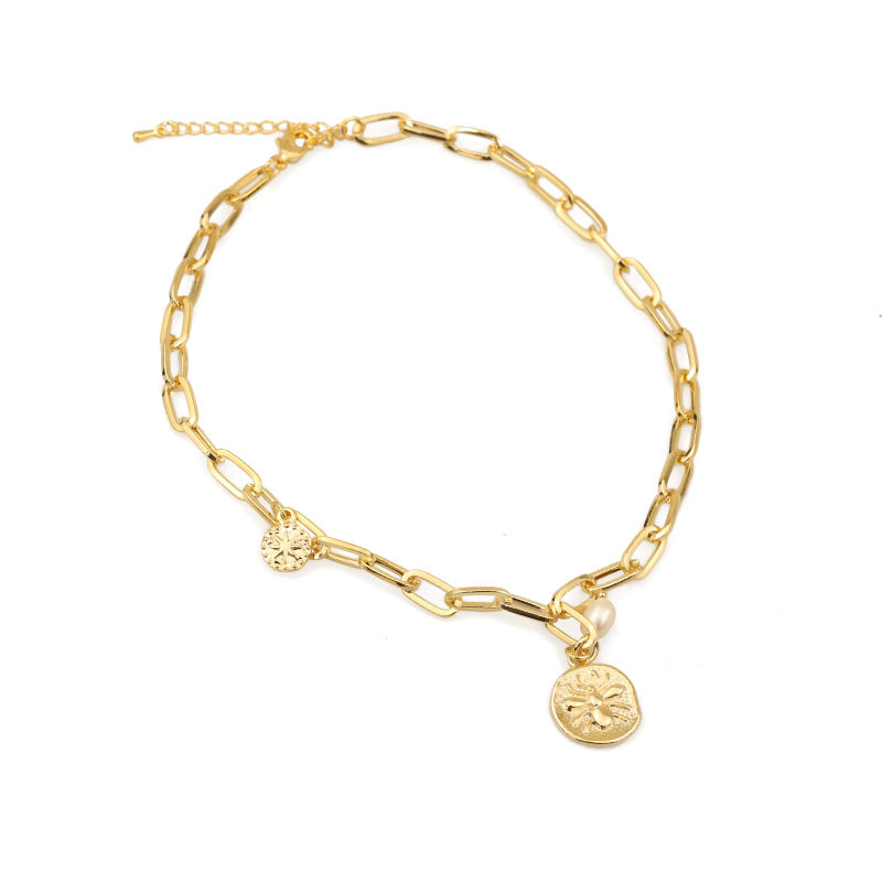 Spider Star Coin Pendant Necklace Image 4