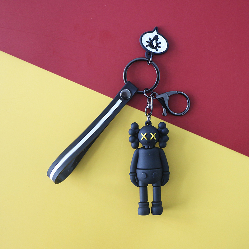 潮牌kaws芝麻街公仔 Keychain - Image 4