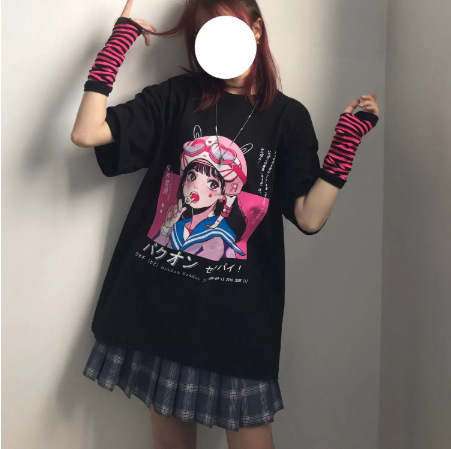Printed Loose-Fitting T-Shirt