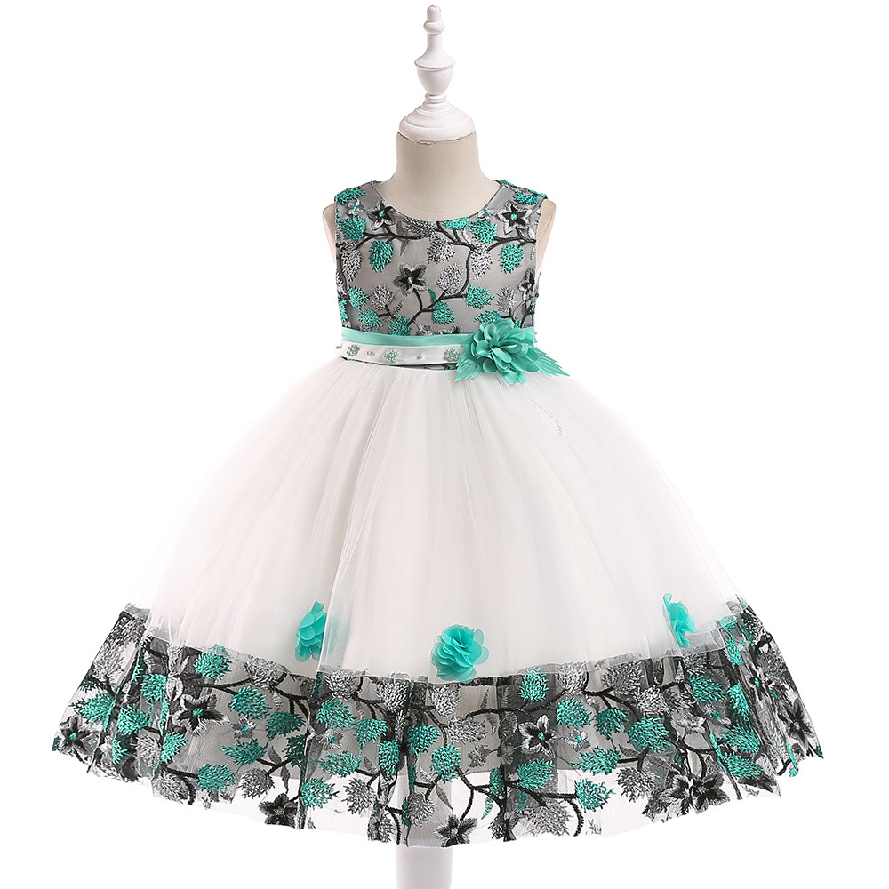 Embroidered Lace Princess Dress