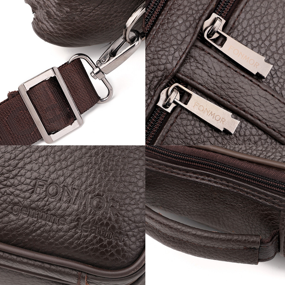 Premium Leather Multi-Functional Crossbody Bag