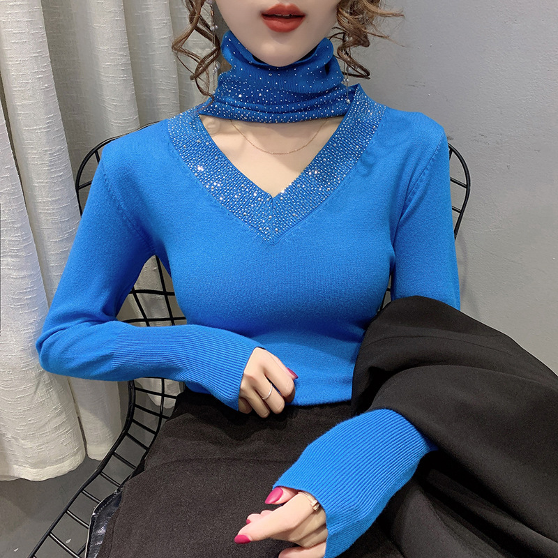 Thickened Fitted Long Sleeve Sweater