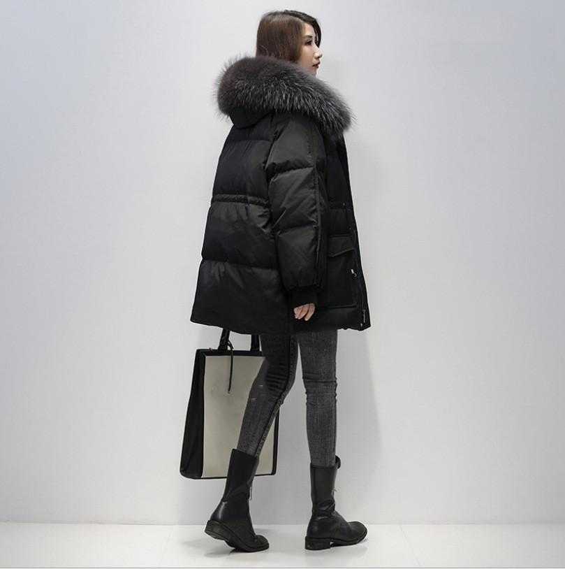 Off White Mid-Length Jacket