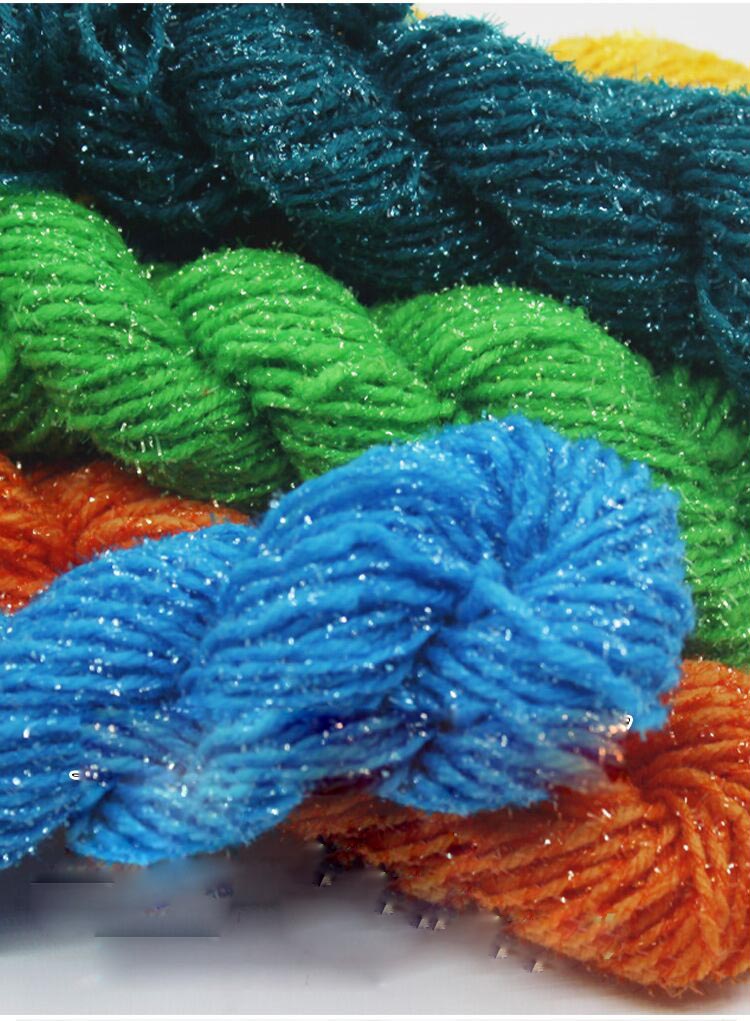 Glitter Acrylic Yarn Image 3