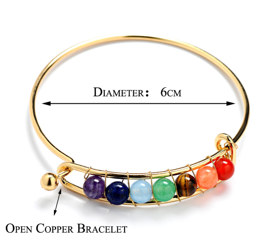 Handmade Woven Chakra Bracelet