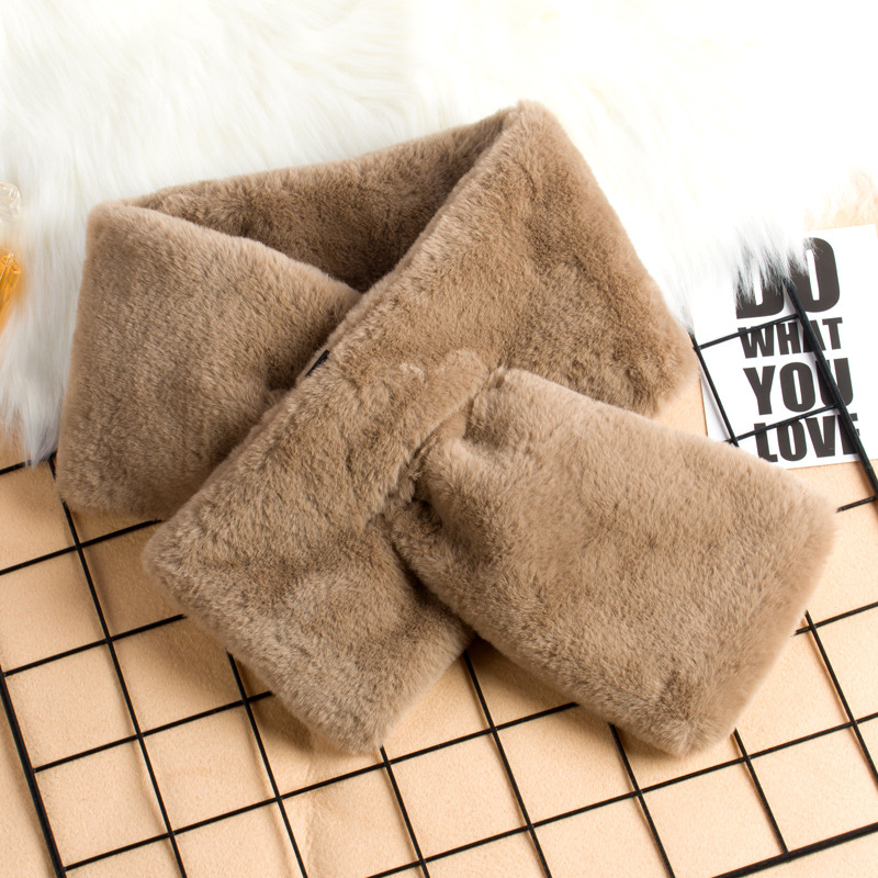 Faux Rabbit Fur Neck Warmer Image 4