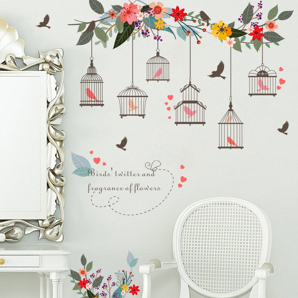 Birdcage Wall Sticker Example 1