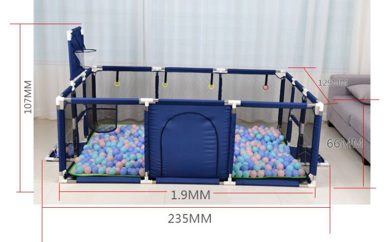 Playpen in use