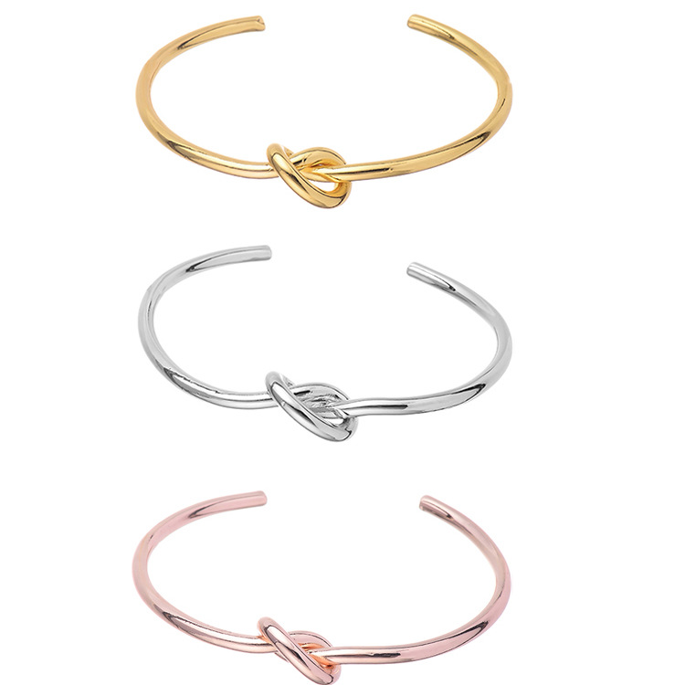 Open Knot Bracelet - Silver