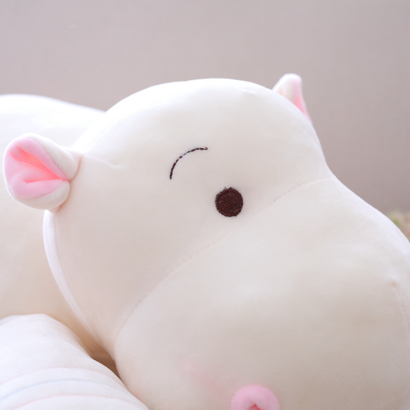 Hippo Plush Toy White