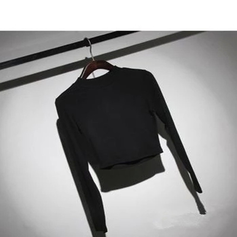 High-Waisted T-Shirt Rose Red