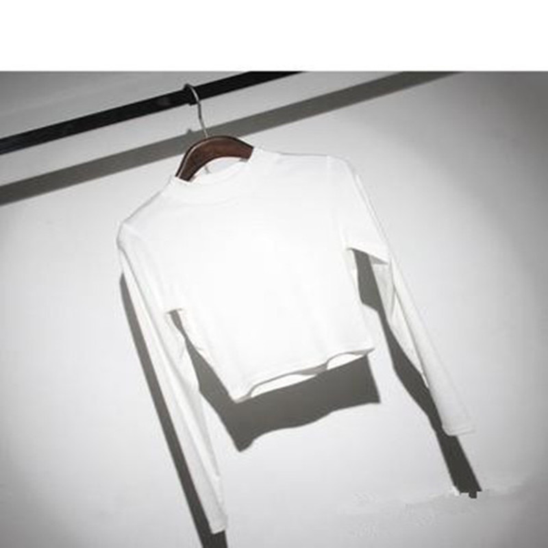 High-Waisted T-Shirt Black