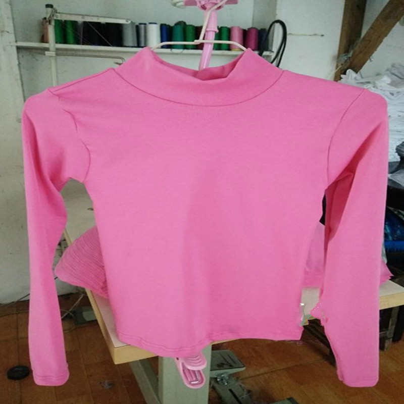 High-Waisted T-Shirt Bright Red