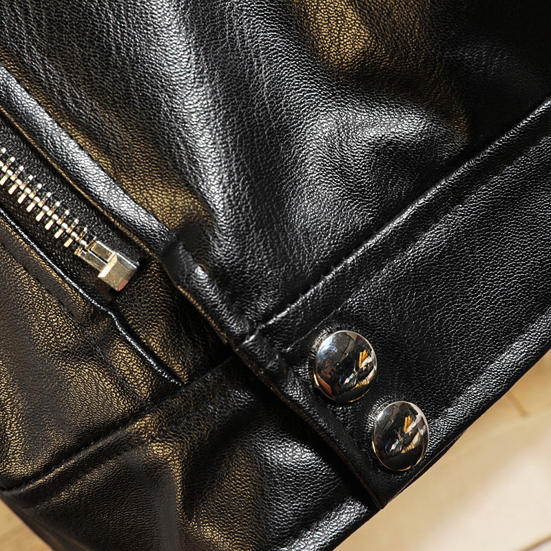 Leather Jacket Detail View