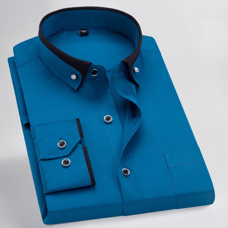 Men's Stretch Long Sleeve Shirt - Style 2