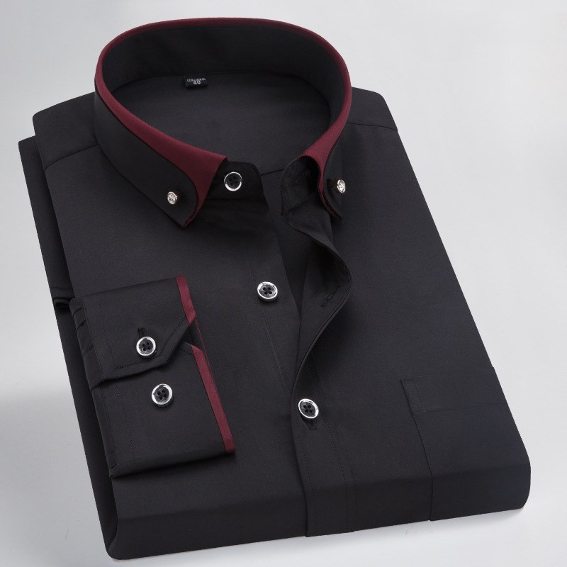 Men's Stretch Long Sleeve Shirt - Style 1