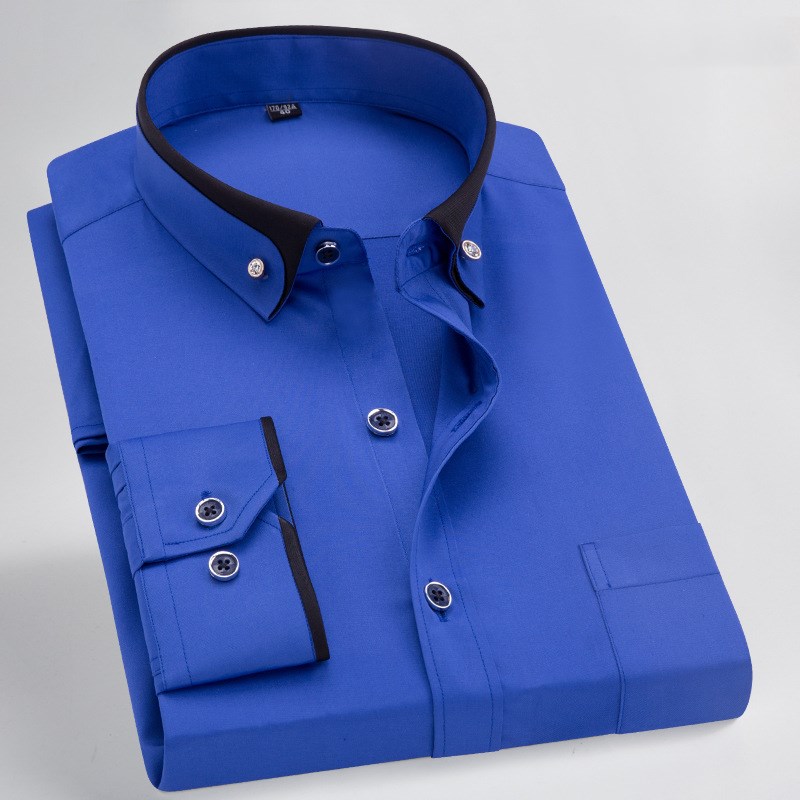 Men's Stretch Long Sleeve Shirt - Style 5
