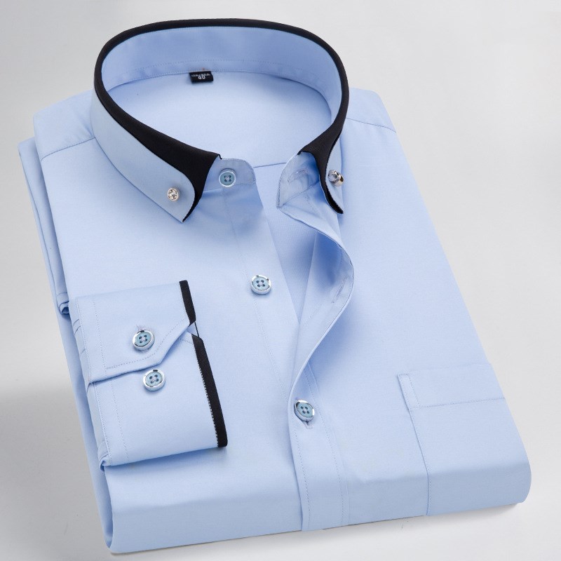 Men's Stretch Long Sleeve Shirt - Style 4