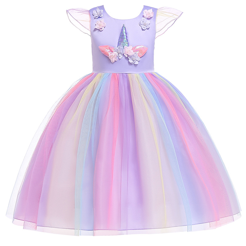 Unicorn Dress Happy Child
