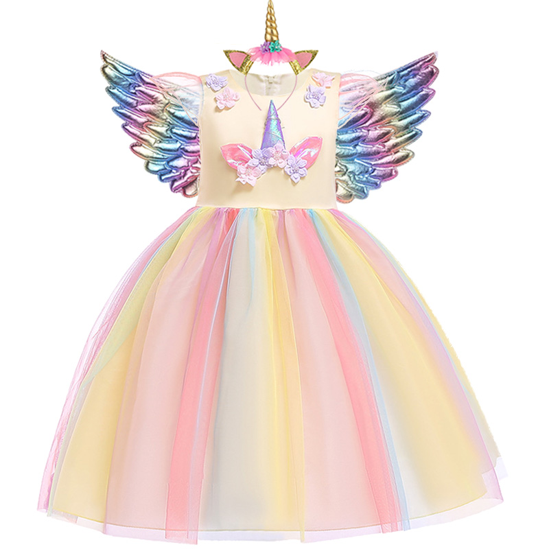 Unicorn Dress Back View