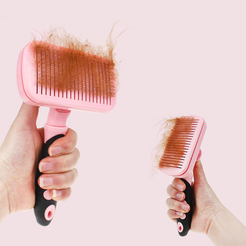 Grooming Brush in Use