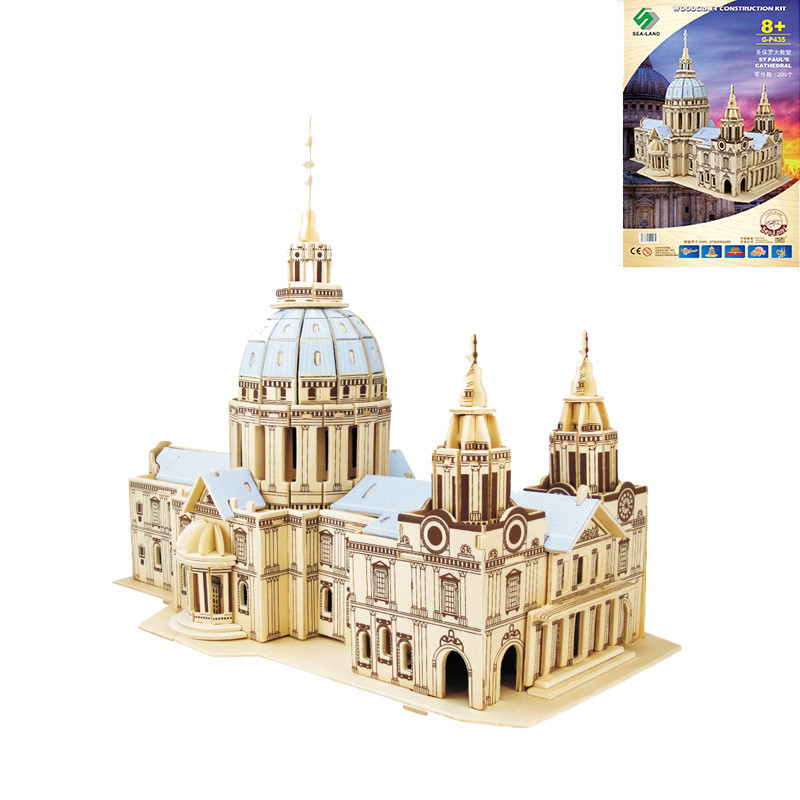 3D Wooden Puzzle of St. Paul's Cathedral