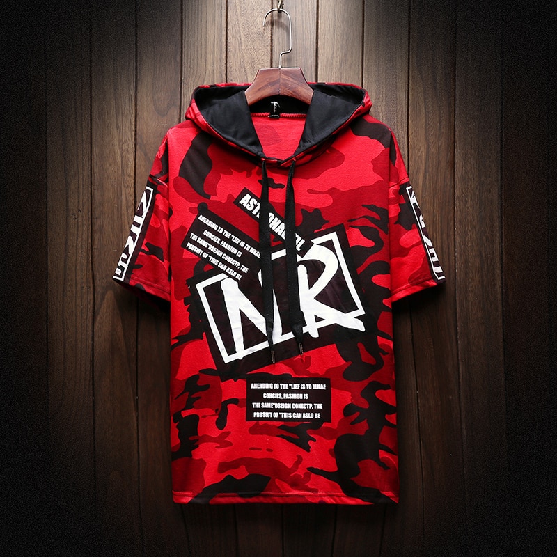 Hooded Camouflage T-Shirt