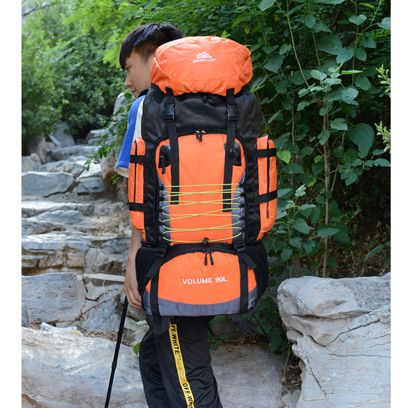 90L Travel Backpack Display
