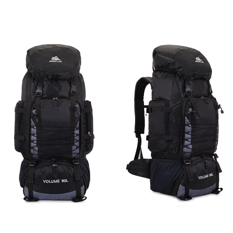90L Travel Backpack with Gear