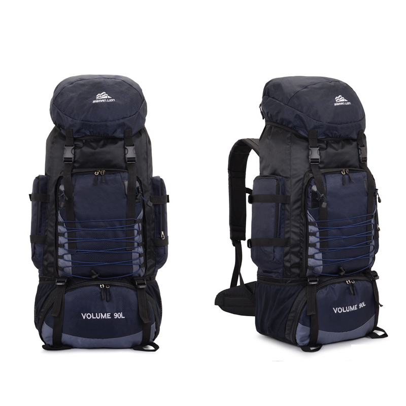 Side Pockets of 90L Travel Backpack