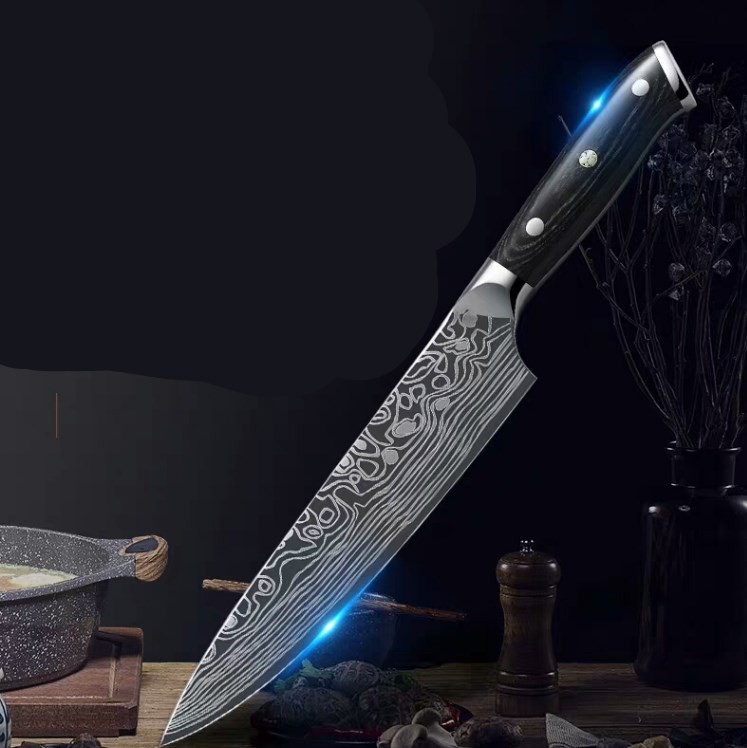 Chef Knife with Sharpener