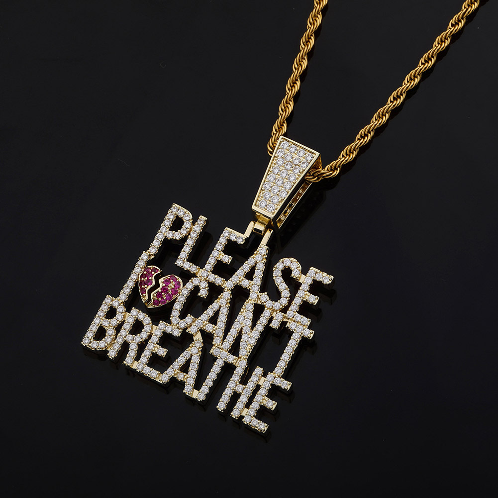 Stylish Pendant Necklace in Golden Color