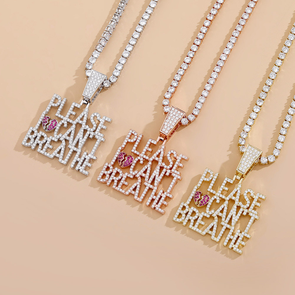 Chic Pendant Necklace in Rose Gold Color